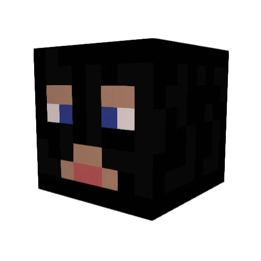 Chapparty Minecraft avatar head, 3D render