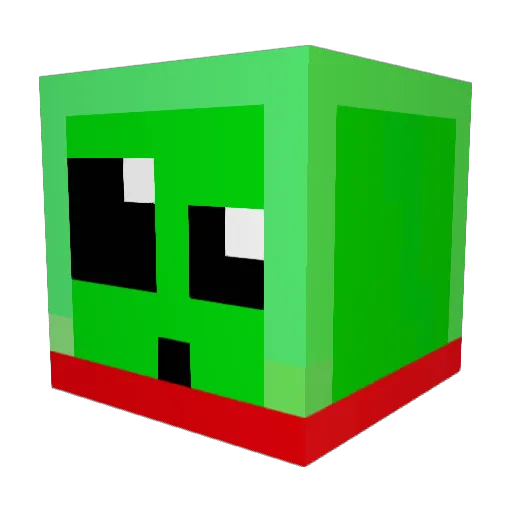 Chapper789 Minecraft avatar head, 3D render