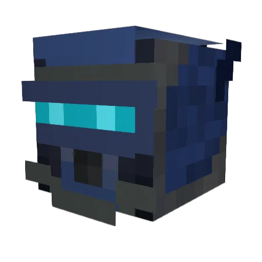 Chappie_EXE Minecraft avatar head, 3D render