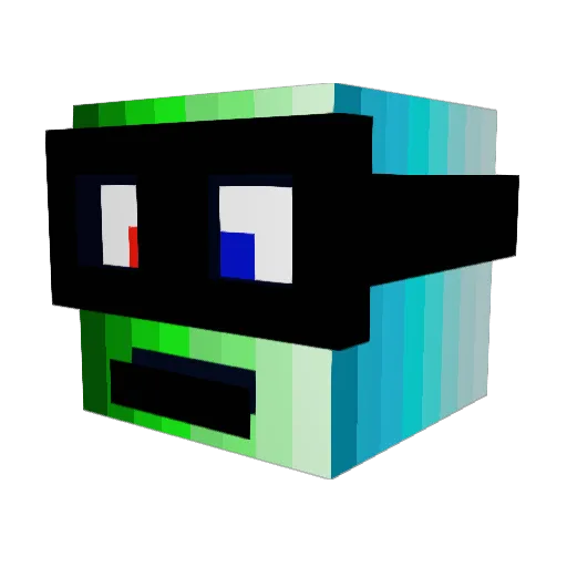 Chapulcu Minecraft avatar head, 3D render