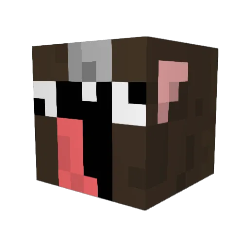 Chapz33 Minecraft avatar head, 3D render