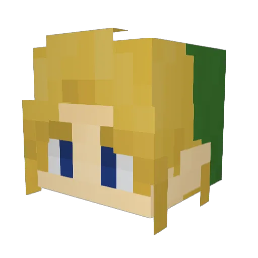 Char4300 Minecraft avatar head, 3D render