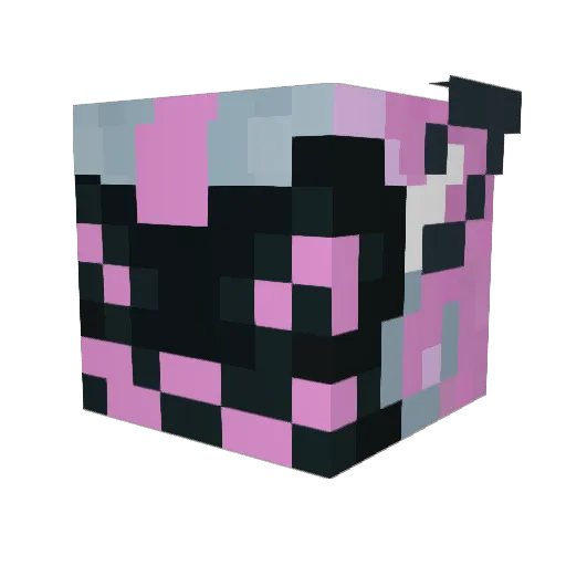 CharChar7288 Minecraft avatar head, 3D render