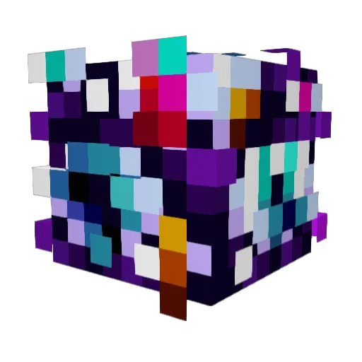 CharCharduck Minecraft avatar head, 3D render