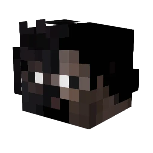 CharKar14 Minecraft avatar head, 3D render