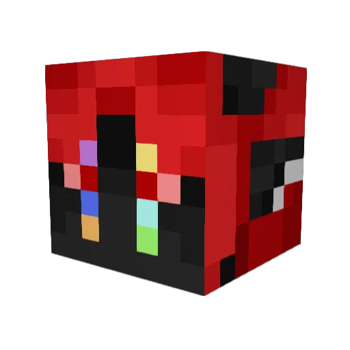 Chara103 Minecraft avatar head, 3D render