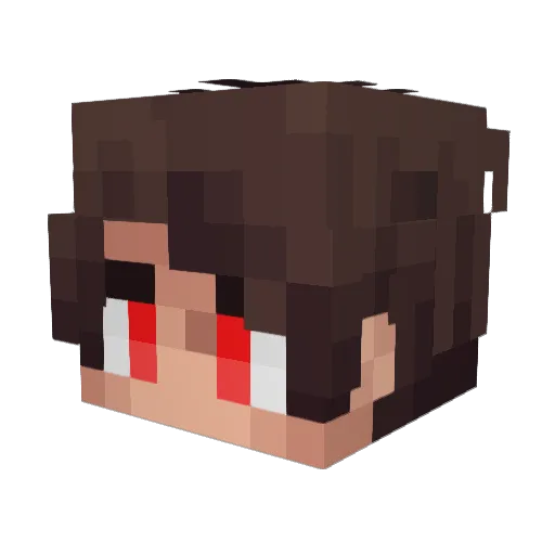 CharaBlade Minecraft avatar head, 3D render