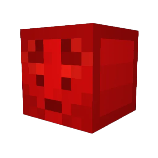 CharcAttack Minecraft avatar head, 3D render