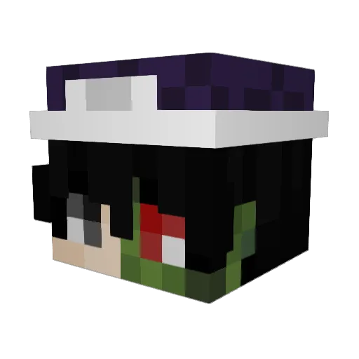 Chardavius Minecraft avatar head, 3D render