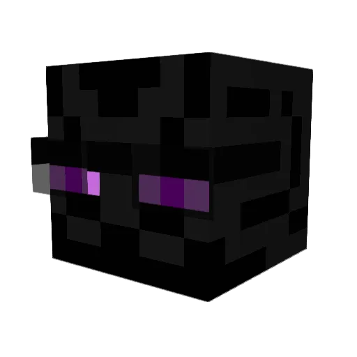 Chardonnays Minecraft avatar head, 3D render