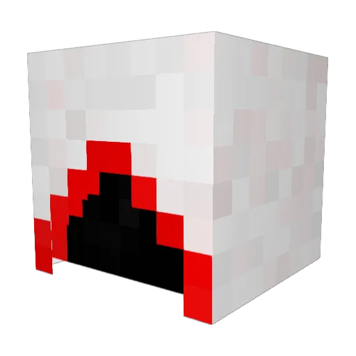Chardri Minecraft avatar head, 3D render