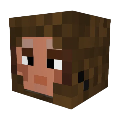 ChargedDYnaMo Minecraft avatar head, 3D render