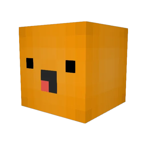 ChargedMiner Minecraft avatar head, 3D render