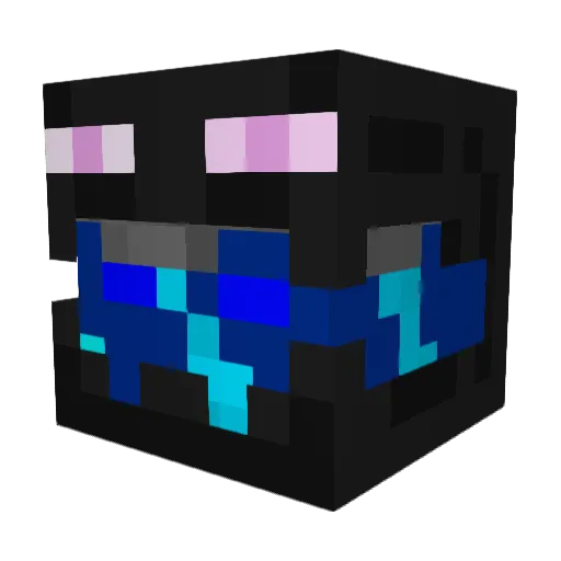 Charger819 Minecraft avatar head, 3D render