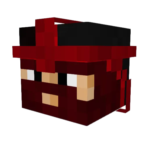 ChargoDwarf Minecraft avatar head, 3D render