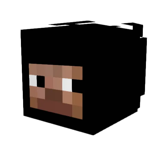 Chark69 Minecraft avatar head, 3D render