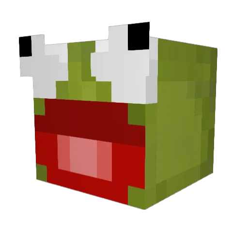 Charlabert Minecraft avatar head, 3D render