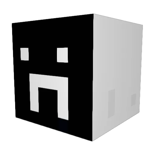 Charlee_b Minecraft avatar head, 3D render