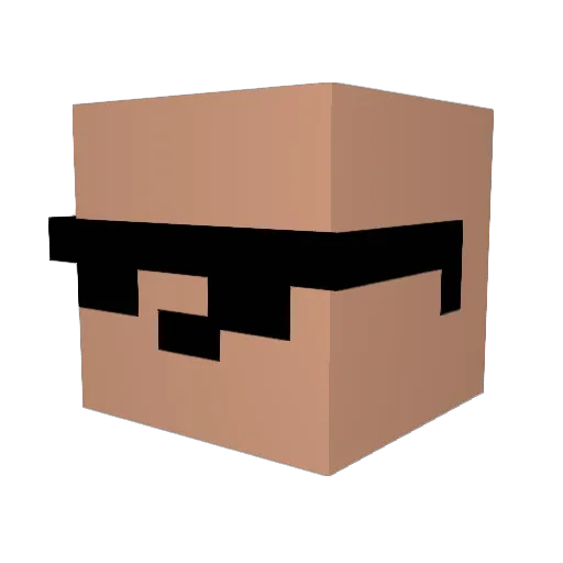 Charles39 Minecraft avatar head, 3D render