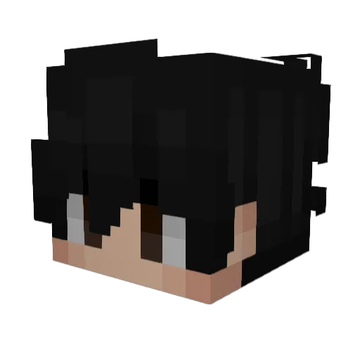Charles Minecraft avatar head, 3D render