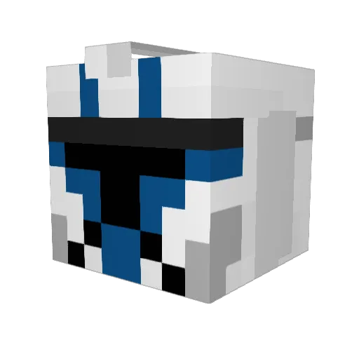 CharlesSh Minecraft avatar head, 3D render