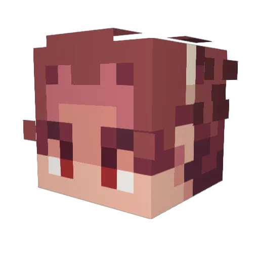 CharlesTGD Minecraft avatar head, 3D render