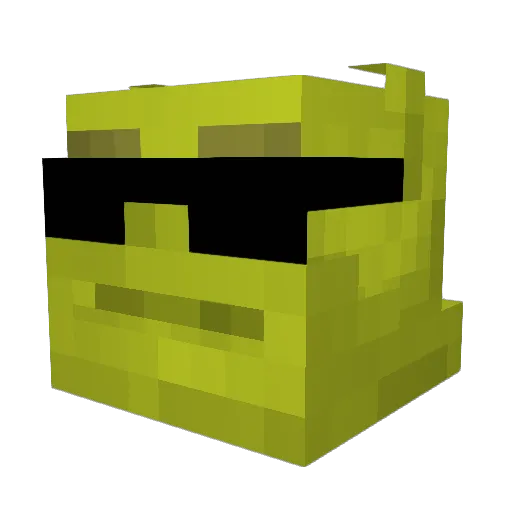 Charles_Henry_ Minecraft avatar head, 3D render
