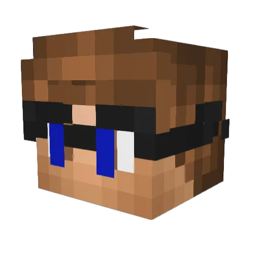 Charlestarlin240 Minecraft avatar head, 3D render
