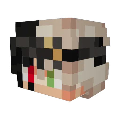 CharlestonepicMC Minecraft avatar head, 3D render