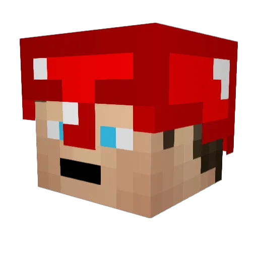 Charlie0703 Minecraft avatar head, 3D render