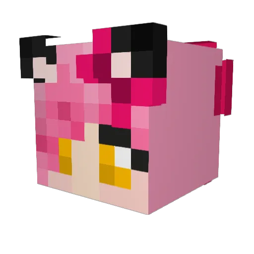Charlie0Angel Minecraft avatar head, 3D render