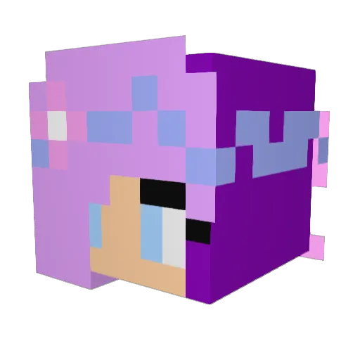Charlie43213 Minecraft avatar head, 3D render