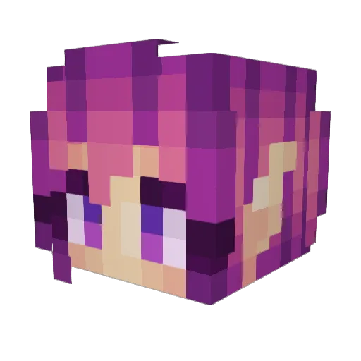 CharlieAlden Minecraft avatar head, 3D render