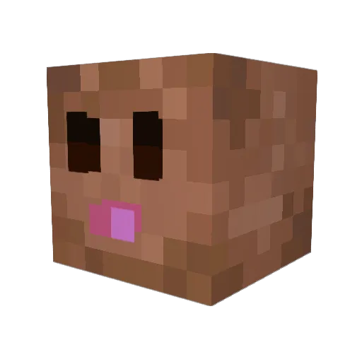 CharlieBee23 Minecraft avatar head, 3D render