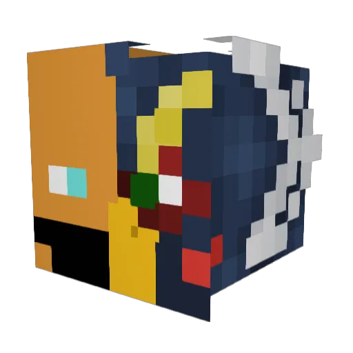 CharlieDapple Minecraft avatar head, 3D render