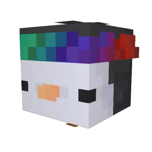 CharlieGibson04 Minecraft avatar head, 3D render