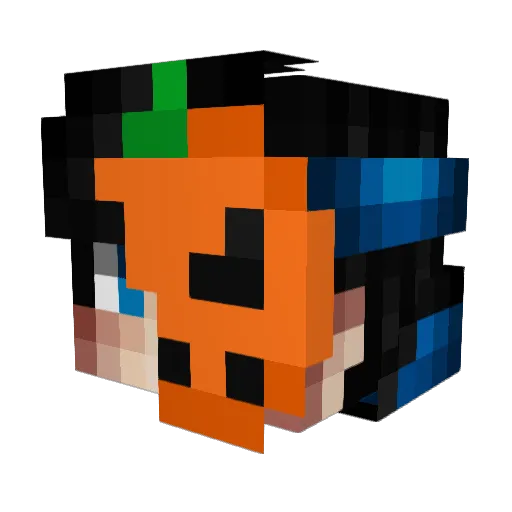 CharlieKelly Minecraft avatar head, 3D render