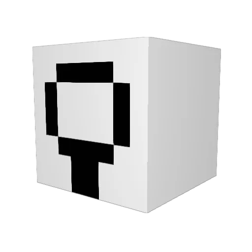 CharlieM16 Minecraft avatar head, 3D render