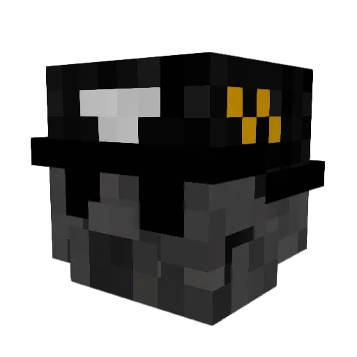 CharlieSquare12 Minecraft avatar head, 3D render