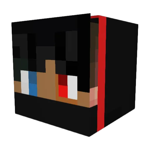 CharlieTNZ Minecraft avatar head, 3D render