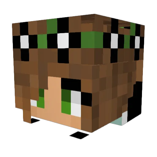 Charlie_1997 Minecraft avatar head, 3D render
