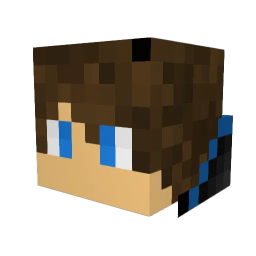 Charlie_Boi_21 Minecraft avatar head, 3D render