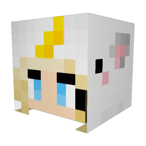 Charlie_bear321 Minecraft avatar head, 3D render