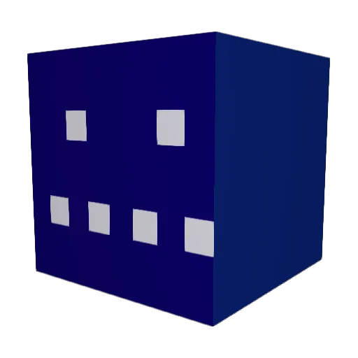 Charliehdog Minecraft avatar head, 3D render