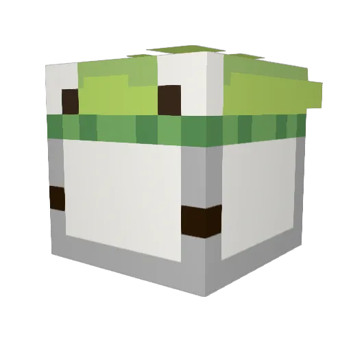 Charliepoo101 Minecraft avatar head, 3D render