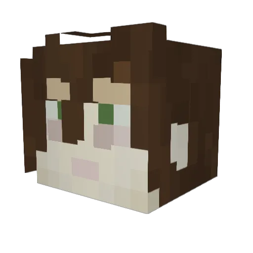 CharliesTheFirst Minecraft avatar head, 3D render