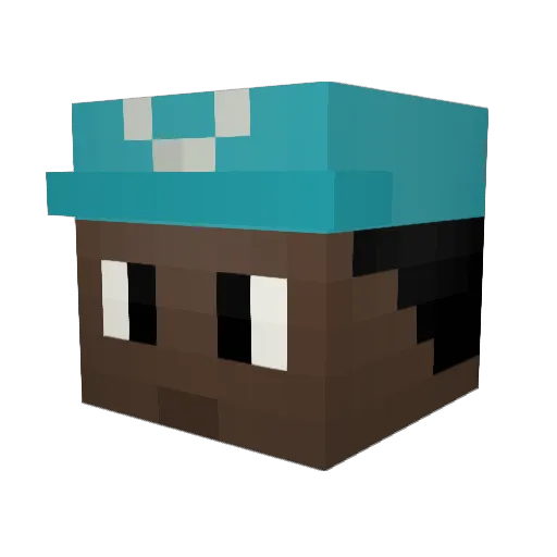 Charliesn33 Minecraft avatar head, 3D render