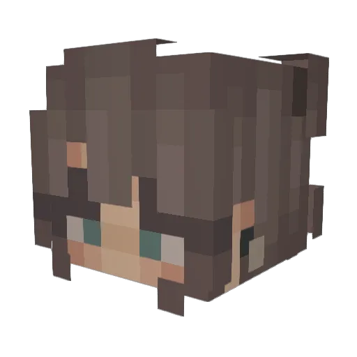 Charliex2603 Minecraft avatar head, 3D render