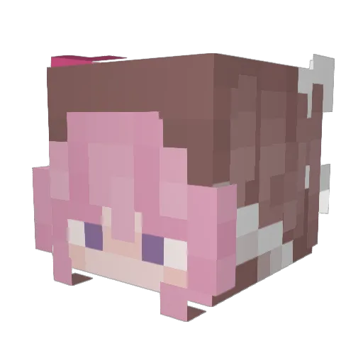 CharliieL Minecraft avatar head, 3D render