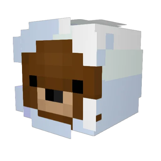 CharlotteMond Minecraft avatar head, 3D render